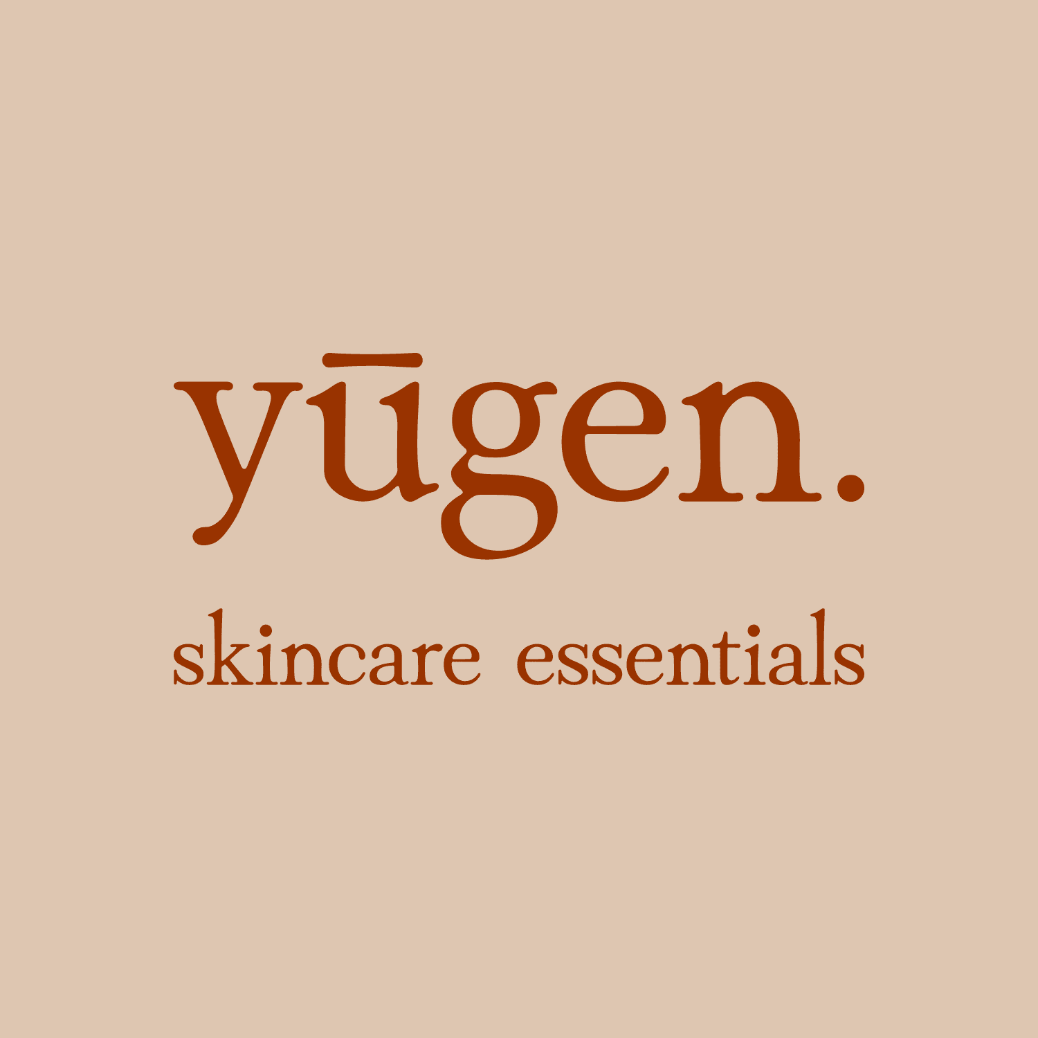 yūgen. skincare essentials - treat your skin right, keep toxins out