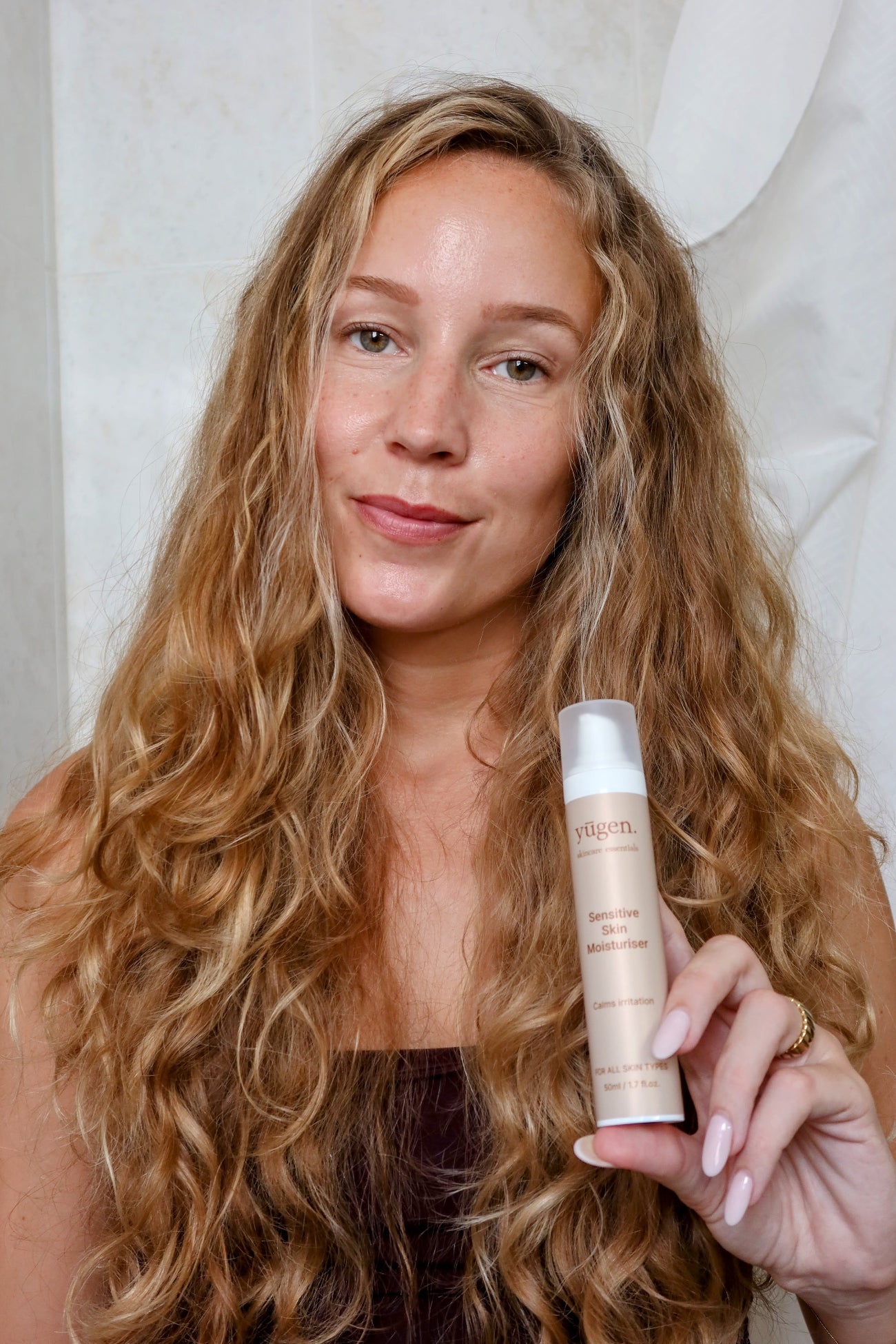 yūgen. skincare essentials Sensitive Skin Moisturiser, Fragrance-Free