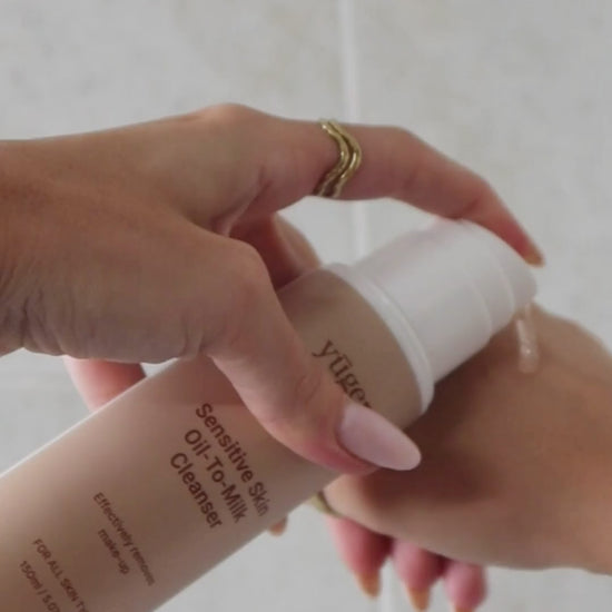 yūgen. skincare essentials Sensitive Skin Oil-To-Milk Cleanser