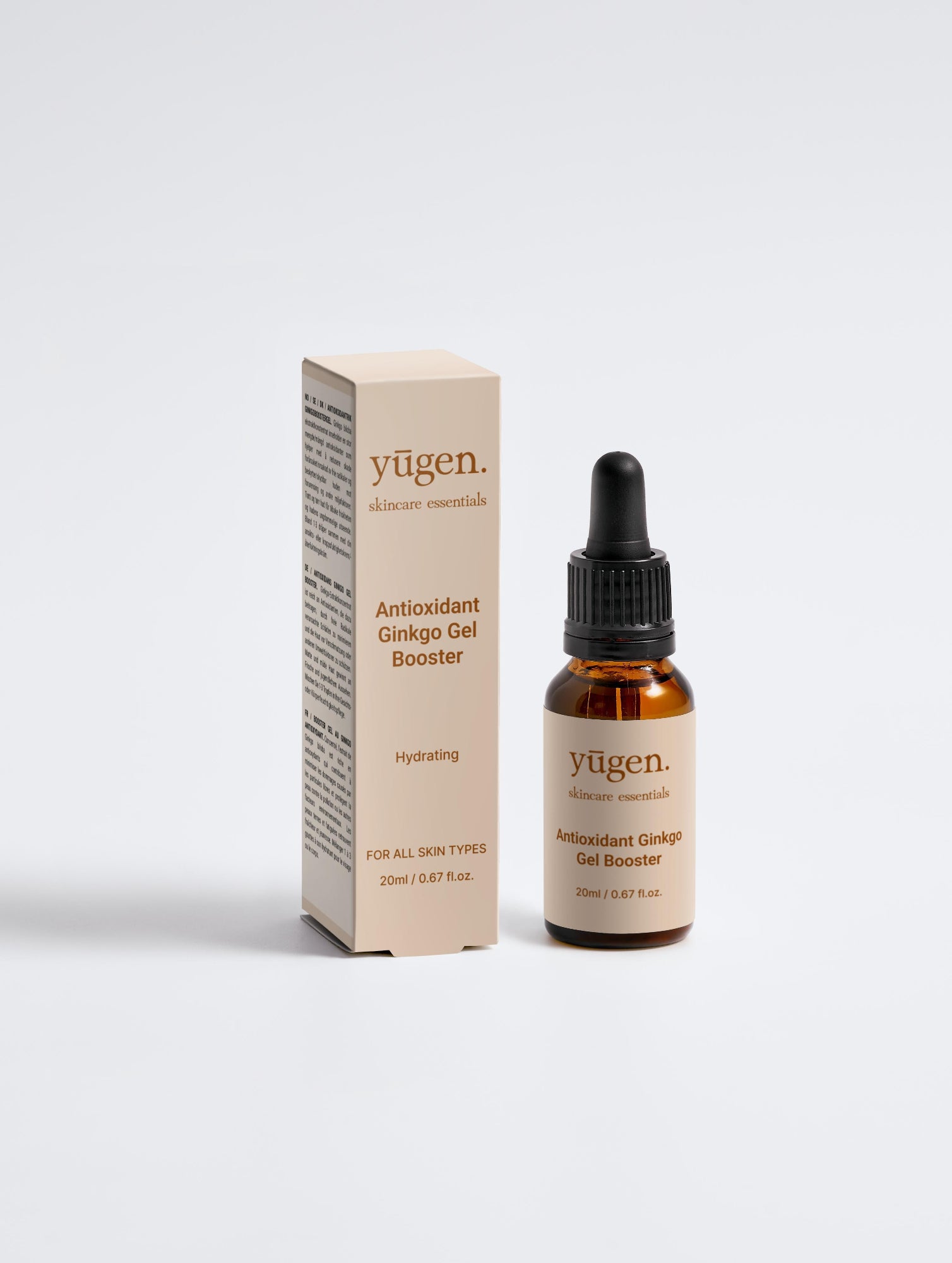 yūgen. skincare essentials Antioxidant Ginkgo Gel Booster
