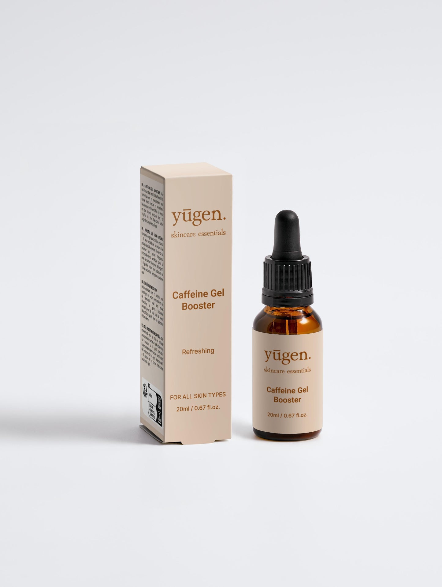 yūgen. skincare essentials Caffeine Gel Booster