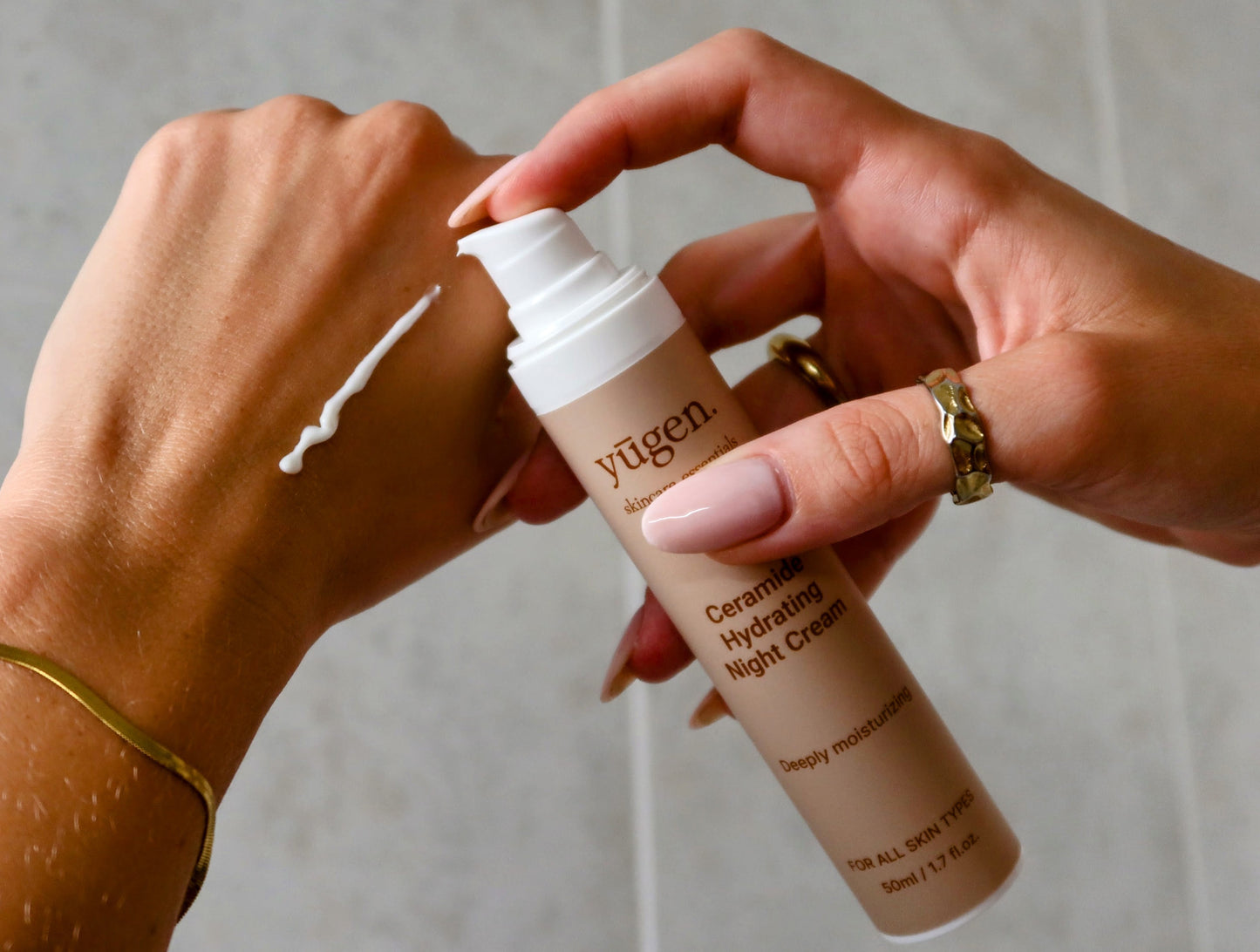 yūgen. skincare essentials Ceramide Hydrating Night Cream